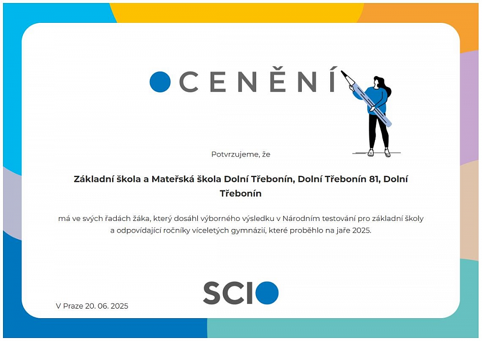Ocenění SCIO 2025