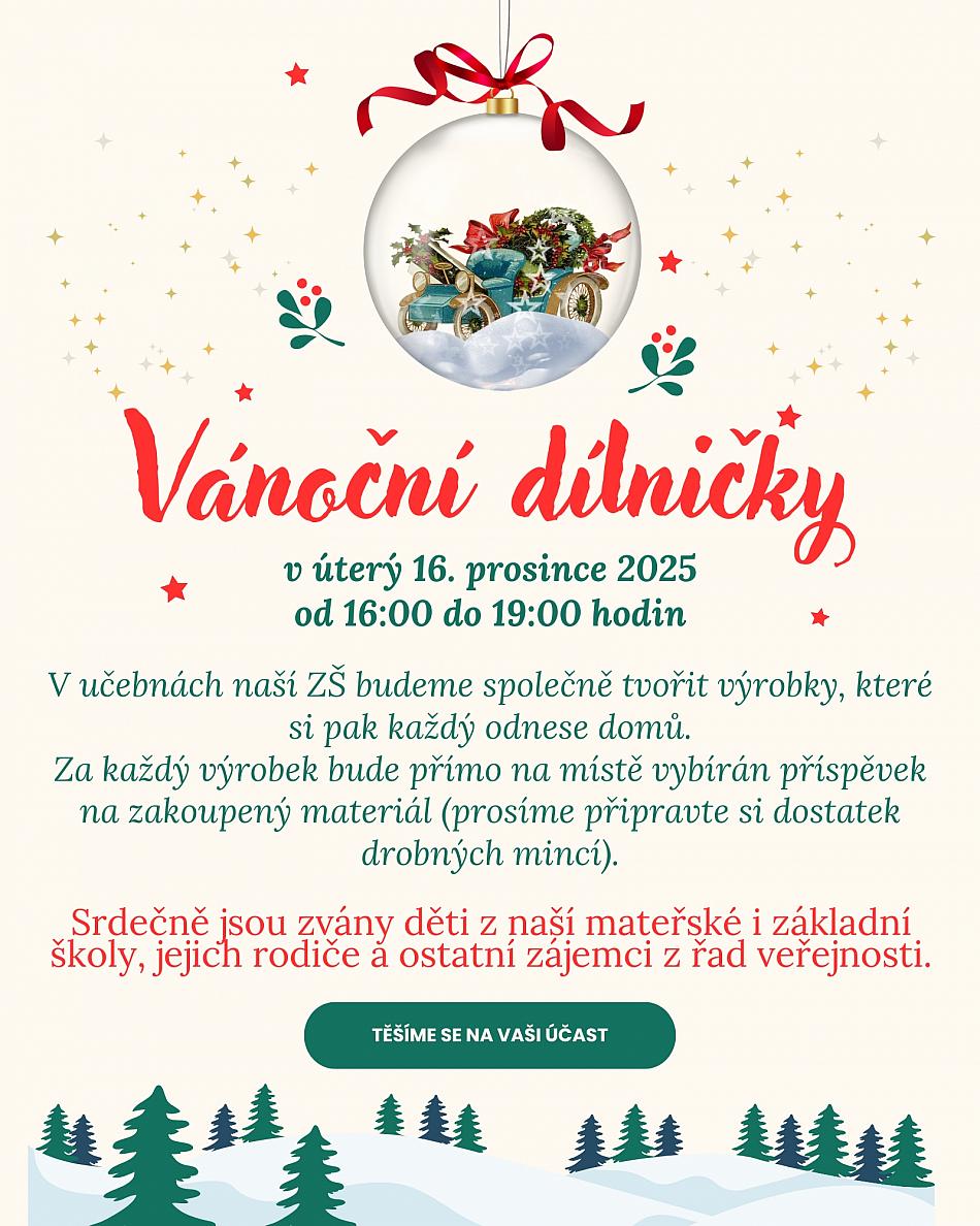 Vánoční dílničky 16.12.2025