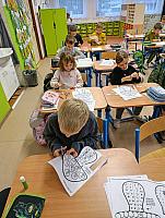 Podzimní výzdoba ve II. třídě 8.10.2025, foto: M. Mičanová, P. Horáková