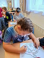 Podzimní výzdoba ve II. třídě 8.10.2025, foto: M. Mičanová, P. Horáková