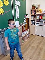 Martin jede... I. třída 11.11.2025, foto: K. Němečková Hospodářská