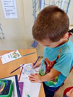 Martin jede... I. třída 11.11.2025, foto: K. Němečková Hospodářská