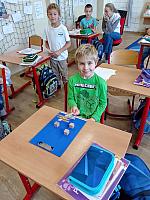 Martin jede... I. třída 11.11.2025, foto: K. Němečková Hospodářská