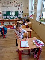 Martin jede... I. třída 11.11.2025, foto: K. Němečková Hospodářská