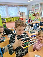 Svatý Martin ve II. třídě 11.11.2025, foto: M. Mičanová, P. Horáková