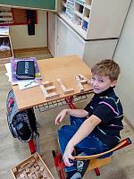 Český jazyk v I. třídě 21.11.2025, foto: K. Němečková Hospodářská