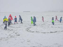 Na sněhu s ŠD 24.11.2025, foto: Nepivodová Dana