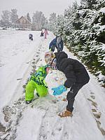 Na sněhu s ŠD 24.11.2025, foto: Nepivodová Dana