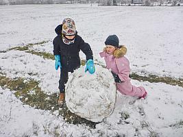 Na sněhu s ŠD 24.11.2025, foto: Nepivodová Dana