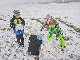 Na sněhu s ŠD 24.11.2025, foto: Nepivodová Dana