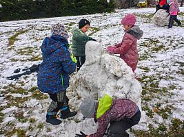 Na sněhu s ŠD 24.11.2025, foto: Nepivodová Dana