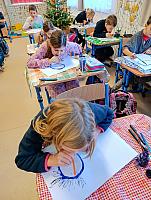 Paní Zima ve II. třídě 10.12.2025, foto: M. Mičanová