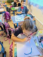 Paní Zima ve II. třídě 10.12.2025, foto: M. Mičanová