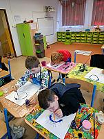 Paní Zima ve II. třídě 10.12.2025, foto: M. Mičanová