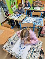 Paní Zima ve II. třídě 10.12.2025, foto: M. Mičanová