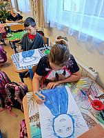 Paní Zima ve II. třídě 10.12.2025, foto: M. Mičanová