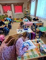 Paní Zima ve II. třídě 10.12.2025, foto: M. Mičanová