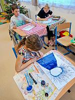 Paní Zima ve II. třídě 10.12.2025, foto: M. Mičanová