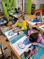 Paní Zima ve II. třídě 10.12.2025, foto: M. Mičanová