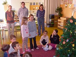 Vánoční besídka v ŠD 18.12.2025, foto: D. Nepivodová