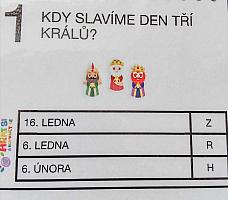 My tři králové jdeme k vám 6.1.2026, foto: K. Němečková Hospodářská