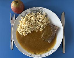 Hovězí po indiánsku, Kuskus perlový, Ovoce