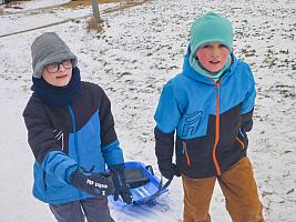 Leden s Kubulou a Kubou Kubikulou 27.1.2026, foto: D. Nepivodová