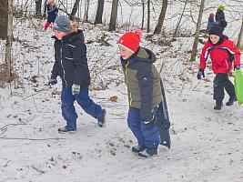 Leden s Kubulou a Kubou Kubikulou 27.1.2026, foto: D. Nepivodová