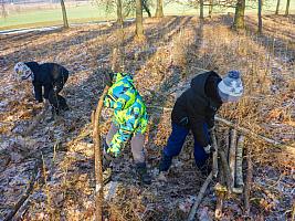 Leden s Kubulou a Kubou Kubikulou 27.1.2026, foto: D. Nepivodová