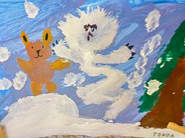 Leden s Kubulou a Kubou Kubikulou 27.1.2026, foto: D. Nepivodová