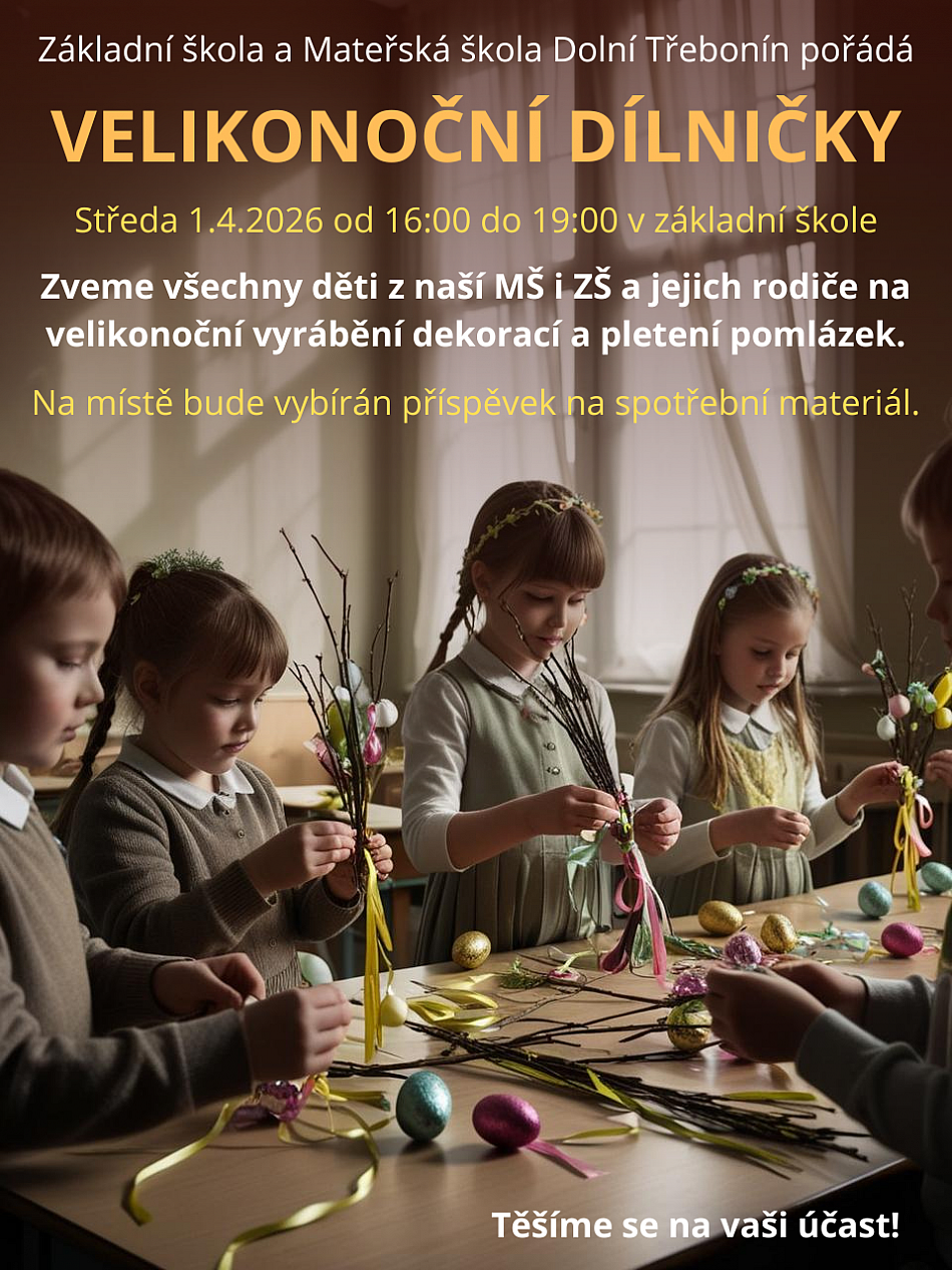 Velikonoční dílničky 1.4.2026