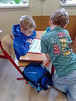 Předvelikonoční týden v I. třídě, foto: K. Němečková Hospodářská