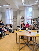 Návštěva knihovny a kina ve Velešíně 20.3.2026, foto: M. Mičanová, P. Horáková