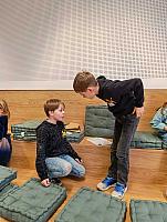 Návštěva knihovny a kina ve Velešíně 20.3.2026, foto: M. Mičanová, P. Horáková