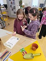 Návštěva knihovny a kina ve Velešíně 20.3.2026, foto: M. Mičanová, P. Horáková