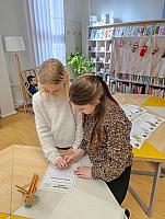 Návštěva knihovny a kina ve Velešíně 20.3.2026, foto: M. Mičanová, P. Horáková