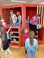 Návštěva knihovny a kina ve Velešíně 20.3.2026, foto: M. Mičanová, P. Horáková