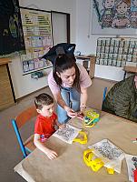 Velikonoční dílničky 1.4.2026, foto: D. Nepivodová, M. Mičanová