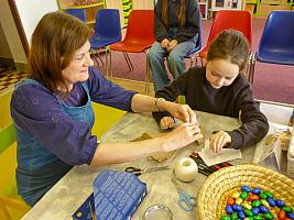 Velikonoční dílničky 1.4.2026, foto: D. Nepivodová, M. Mičanová