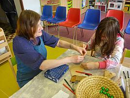 Velikonoční dílničky 1.4.2026, foto: D. Nepivodová, M. Mičanová