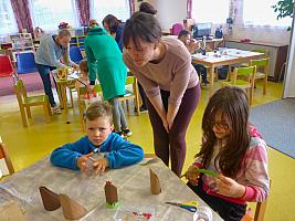 Velikonoční dílničky 1.4.2026, foto: D. Nepivodová, M. Mičanová