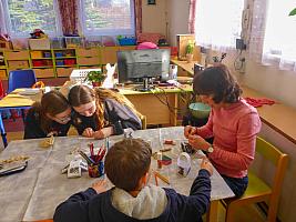 Velikonoční dílničky 1.4.2026, foto: D. Nepivodová, M. Mičanová