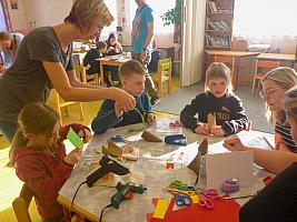 Velikonoční dílničky 1.4.2026, foto: D. Nepivodová, M. Mičanová