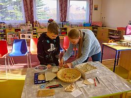 Velikonoční dílničky 1.4.2026, foto: D. Nepivodová, M. Mičanová