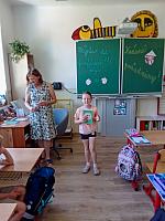 Předposlední den školy v I. třídě 25.6.2026, foto: K. Němečková Hospodářská