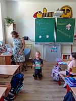 Předposlední den školy v I. třídě 25.6.2026, foto: K. Němečková Hospodářská