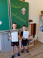 Předposlední den školy v I. třídě 25.6.2026, foto: K. Němečková Hospodářská