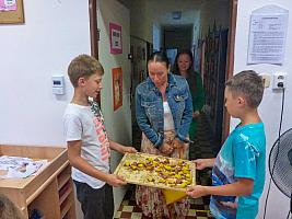 Promítání fotek v ŠD 9.9.2026, foto: Nepivodová Dana
