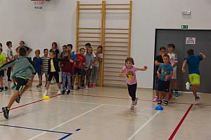 Zábavné dopoledne s prvňáky 4.9.2026, foto: K. Němečková Hospodářská, J. Švec