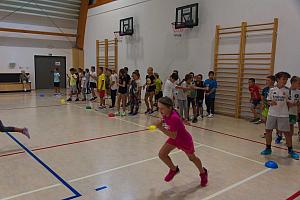 Zábavné dopoledne s prvňáky 4.9.2026, foto: K. Němečková Hospodářská, J. Švec